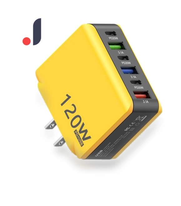 120W Multi-port Smartphone Charger — Chargers, Fast charging