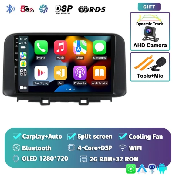 Android 14 Carplay Auto Car Radio, AutoSphere