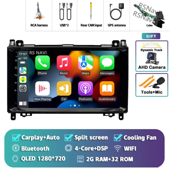 Android 14 Carplay Auto Car Radio, AutoSphere