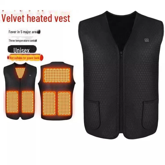 Unisex Smart Electric Heated Vest for Winter — Heated Vest, PulseTrade
