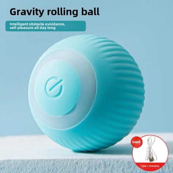 USB Rechargeable Electric Rolling Ball Cat Toy — Automatic Cat Toy, Smart Pet Supplies