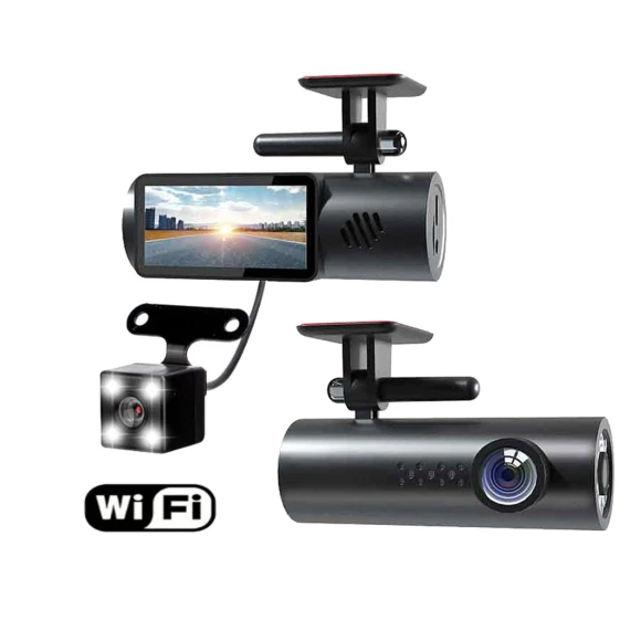 Dual 1080P Car Dash Cam — Dash Cam, Jiangnan E
