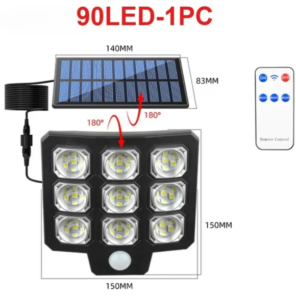 Split Motion Sensor Flood Light, Outdoor lighting