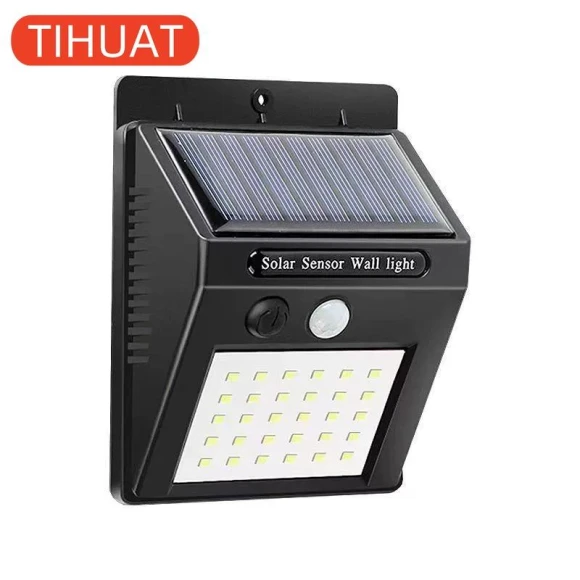 Waterproof Solar Powered Lights with Motion Sensor, TIHUAT