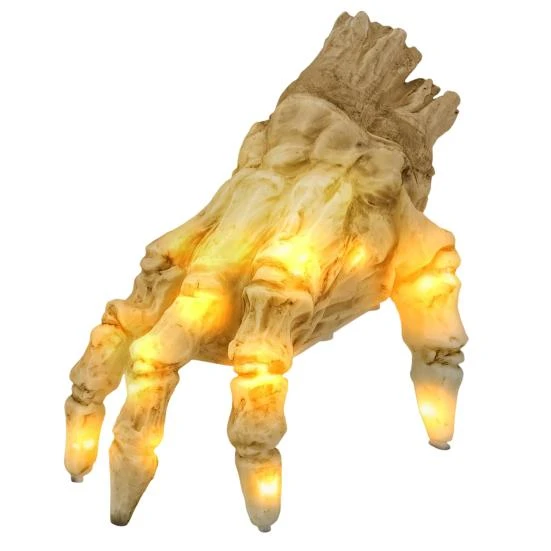 Animated Zombie Hand Halloween Decoration, Happiness First