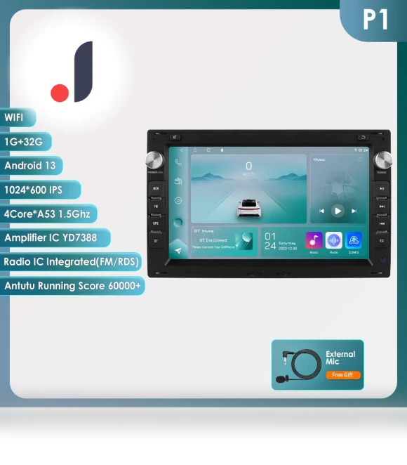 Intelligent Screen 8-core DSP Car Multimedia Player — Stereo Receivers, Hizpo