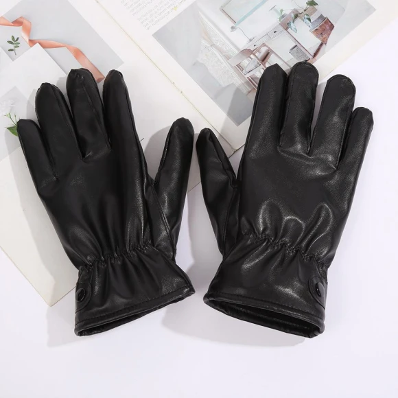 Touchscreen Leather Gloves for Cold Protection, Freedom Outdoors