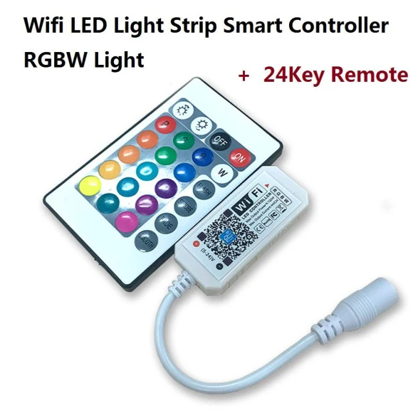 Wi-Fi RGBW LED Strip Controller with Remote, Automotive parts products