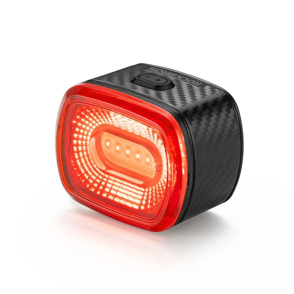 Bicycle Tail Rear Smart Brake Light with Vibration and LED Lighting, ROCKBROS