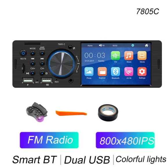 Car MP5 Player with Touch Screen — Stereo Receivers, ZoomSpark