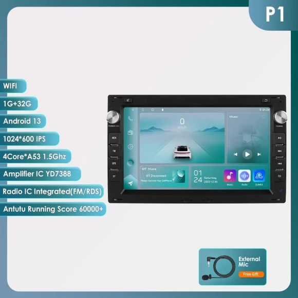 Carplay 4G AI GPS Car Stereo — In-Dash, OSSURET
