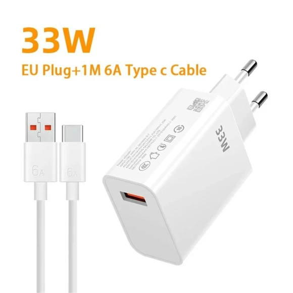 Fast Charging Device with USB C Cable, 3C-Data line