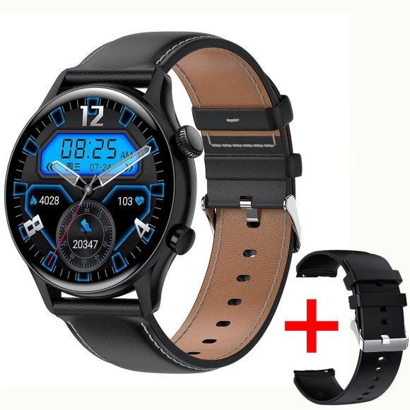 Smartwatch with AMOLED Display and NFC, Wula Mall