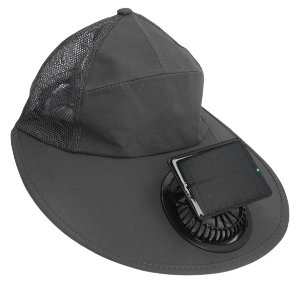 Solar Fan Hat with USB Charging, Fishine