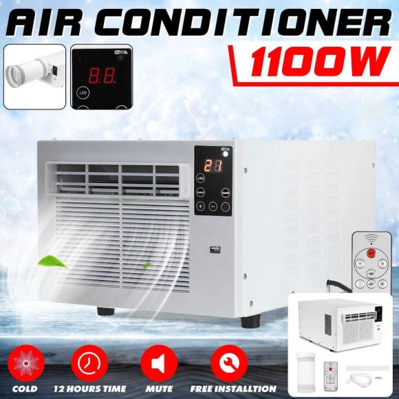 Portable Small Air Conditioner with Smart Remote Control, Pro DIY Tool