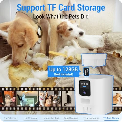 Automatic Pet Feeder with Camera, Frienhund