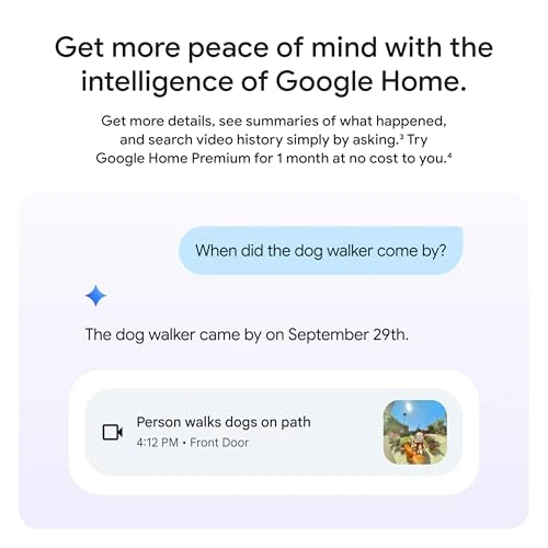 Wired Doorbell with 2K Video and Gemini — Video Doorbell, Google