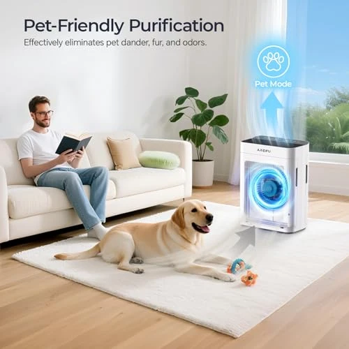 Large Room Air Purifier with Washable Pre-filter — Air Purifier, AMEIFU