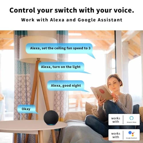 Universal Smart WiFi Ceiling Fan Remote Control Kit, Humpptom