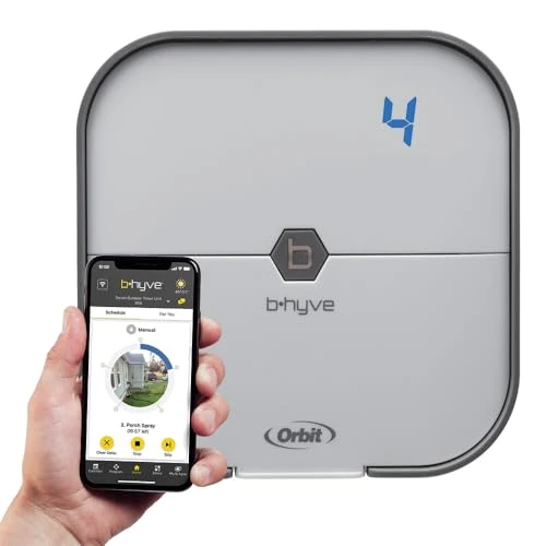 4-Zone Indoor Smart Sprinkler Controller — Irrigation System, Orbit