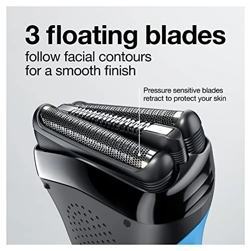 Electric Razor for Men, Rechargeable, Wet & Dry, Braun