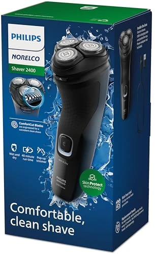 Wet and Dry Electric Shaver with Pop-up Trimmer, Philips