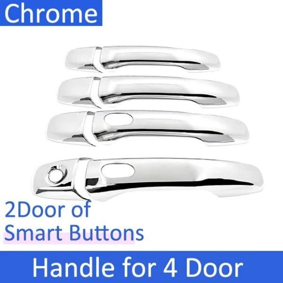 Classic Chrome Smart Car Door Handle Cover