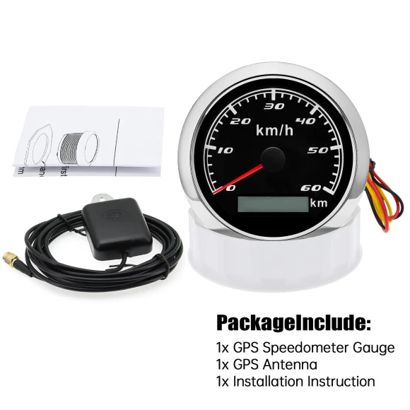 GPS Speedometer with Touch Antenna — Navigation & GPS Accessories