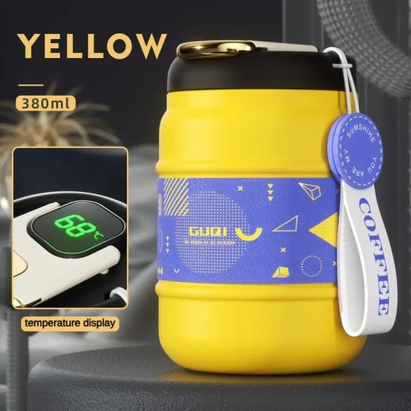 Water Bottle with Temperature Display — Smart Water Bottle, odeer