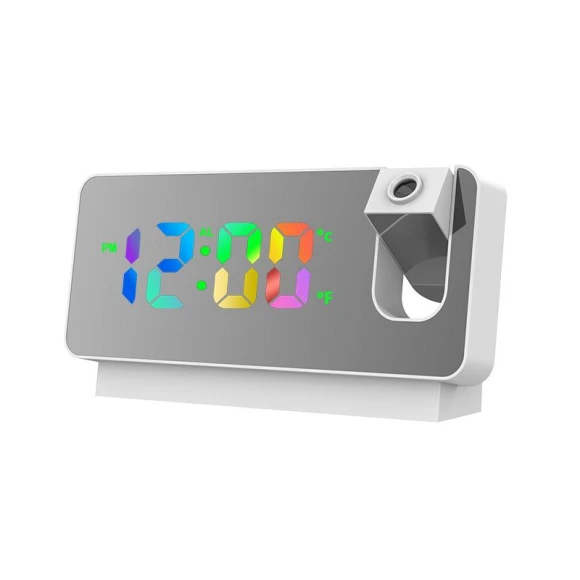 180° Rotating Projector Alarm Clock — Alarms & Clocks, Daily necessities-V