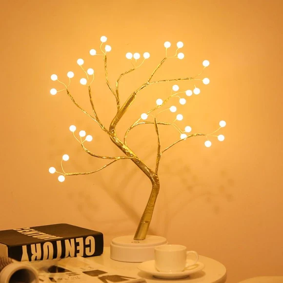 Creative LED Star Tree Light with Pearl, Voyex