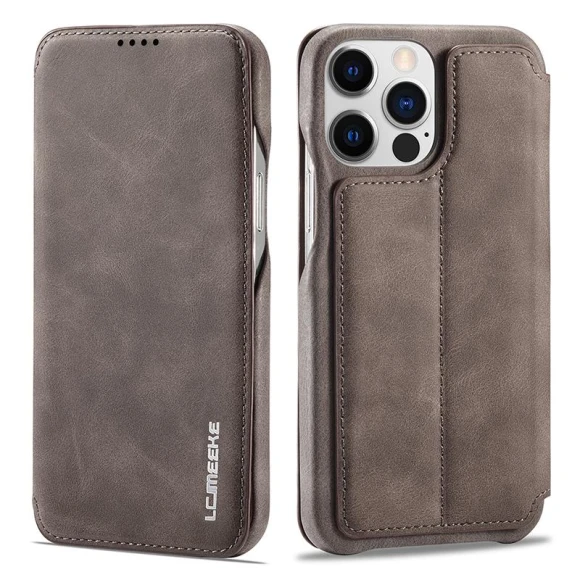 Drop-proof Stand Cover PU Leather Phone Case with Card Slot — Phone Accessories, Smartwatch 2025