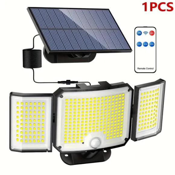 Solar Motion Sensor Light with Remote, KITCHEN-MALL