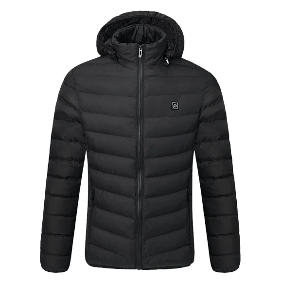 Winter Smart USB-Padded Cotton Jacket with Electric Heating, mianduijifengba