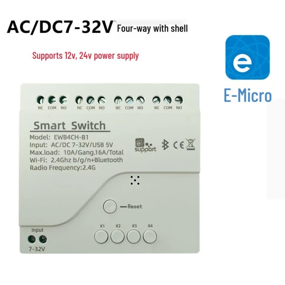 Smart WiFi and Bluetooth Relay Switch Module — Smart Switch, GadgetGrip