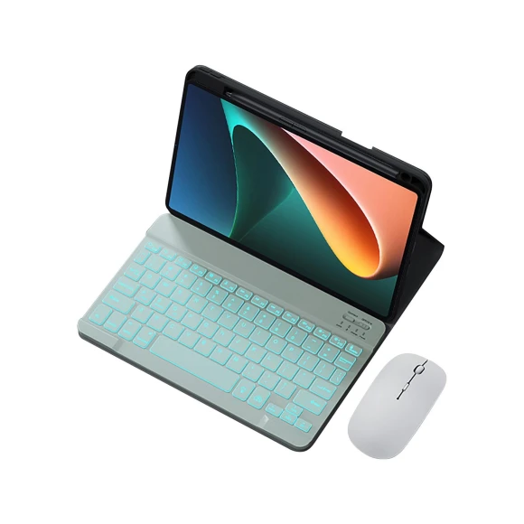 Wireless Bluetooth Keyboard with Backlight and Mouse — Bluetooth Keyboard, Glasses