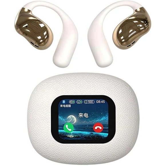 Bluetooth 5.4 Open Ear True Wireless Headphones, Junmaocun