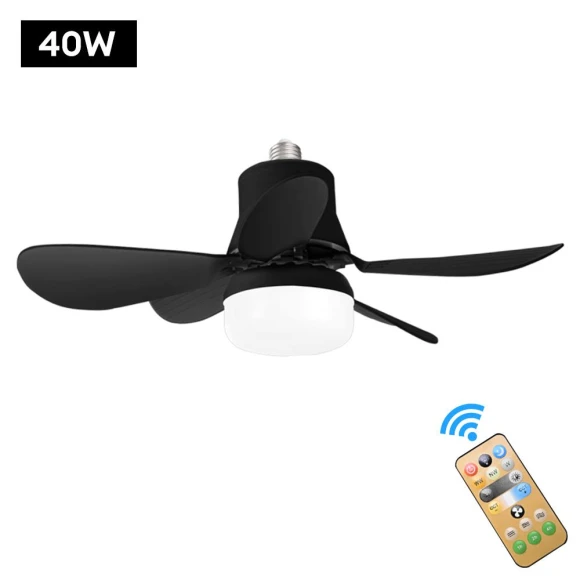 LED Ceiling Fan with Remote Control — Ceiling Fans, Household supplies MH