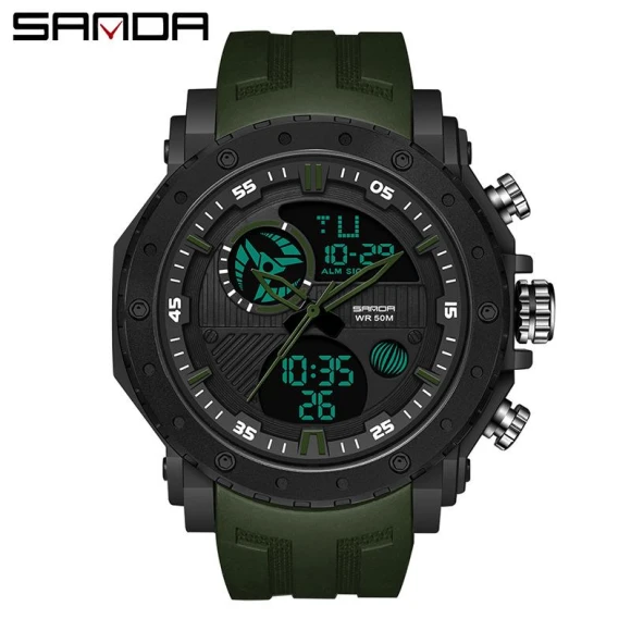 Smart Multi-Function Watch with Dual Display — Smart Watch, SANDA