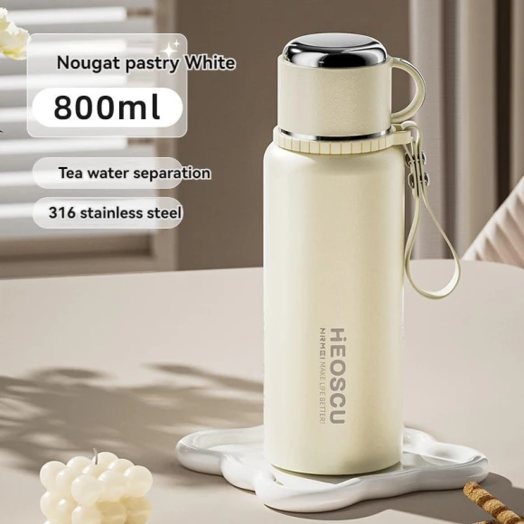 Smart Stainless Steel Thermo Mug — Smart Water Bottle, Simplistic Living Home