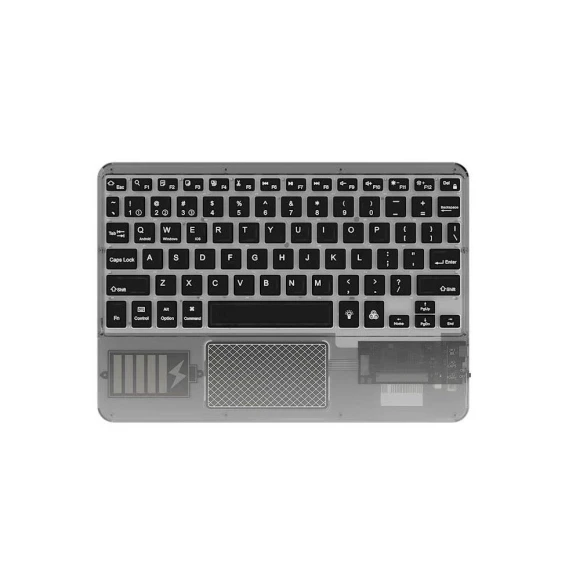 Transparent Wireless Bluetooth Keyboard with Touchpad — Bluetooth Keyboard, Bellatrix