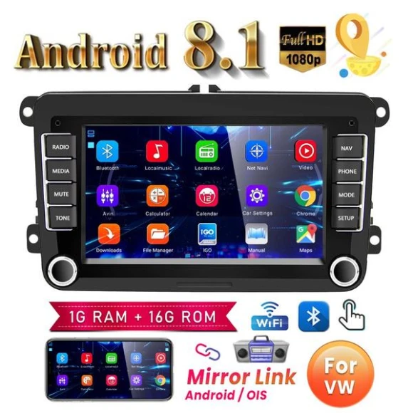 Car Stereo with Touchscreen Display — Car Infotainment System, XuYiEC