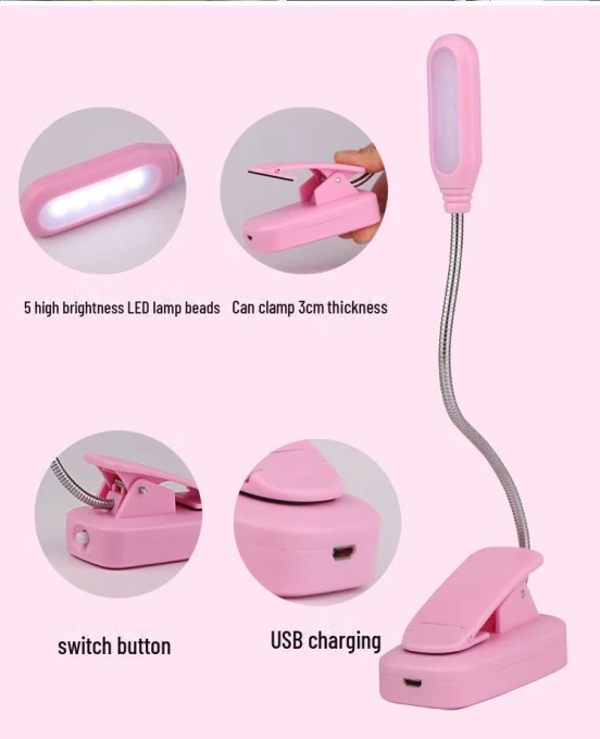 LED Desk Lamp with USB Charging, AI Supermarket