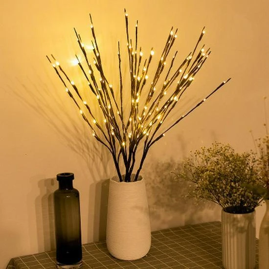LED Night Light in Shape of Tree Branch with Stars, AI Supermarket