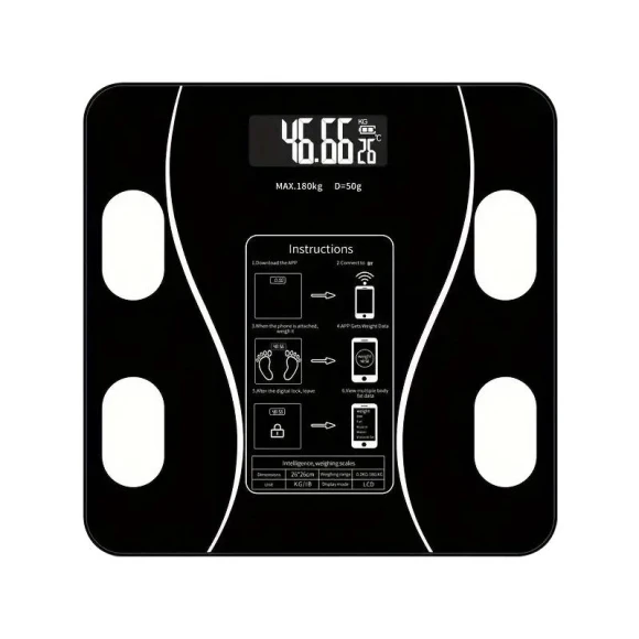 Smart Body Fat Scale — Body Composition Analysis, DC-HOME Textile