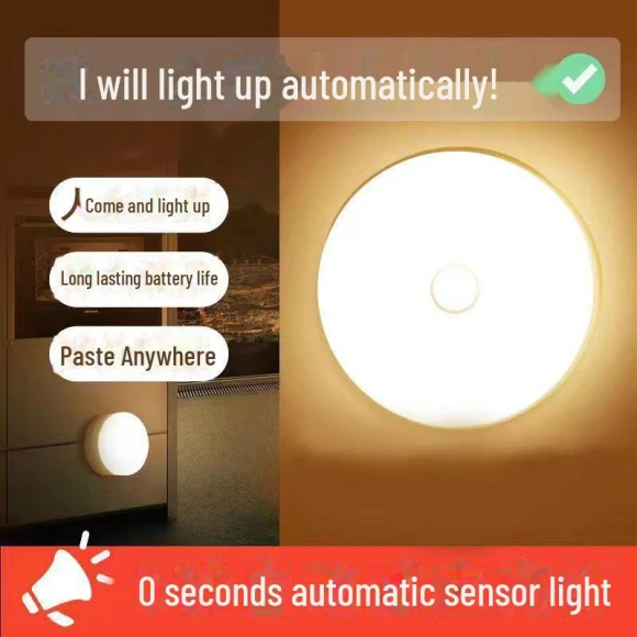 Smart LED Night Light with Motion Sensor and Remote Control, WoW Home