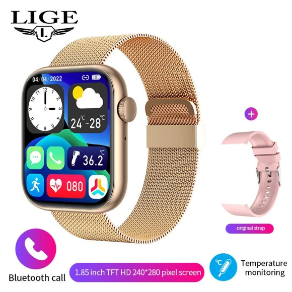 Smart Watch with Body Temperature Monitoring — Smart Watch, LIGE