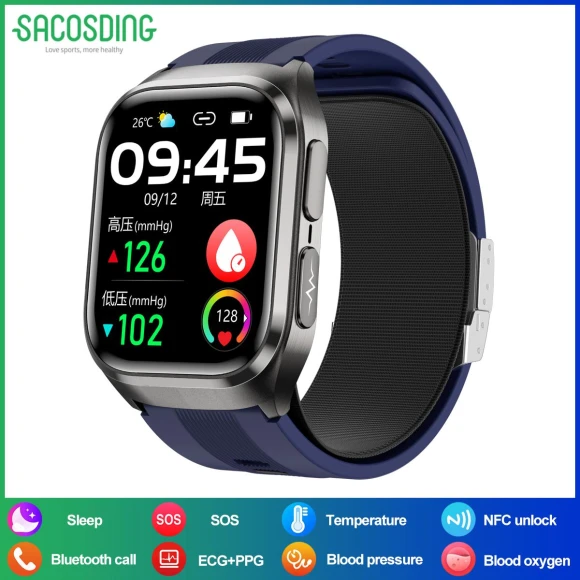Smart Watch with Health Monitoring — Smart Watch, SACOSDING