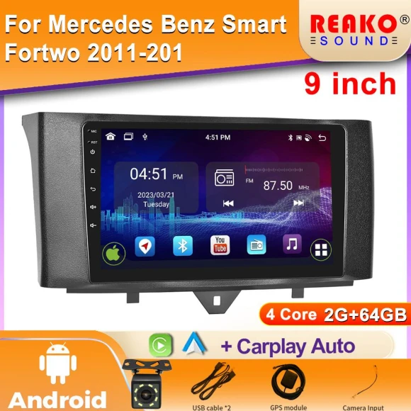 Android Car Stereo Multimedia Radio Video Player — Car Infotainment System, Reakosound
