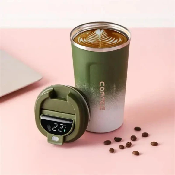 Smart Thermos with LED Temperature Display — Smart Water Bottle, Cosy Homes
